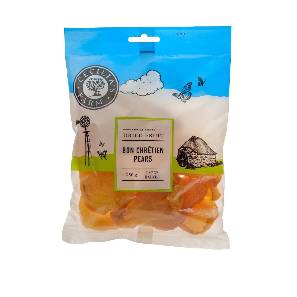 Dried Pears 500g Dried Fruit Cecilia's Farm