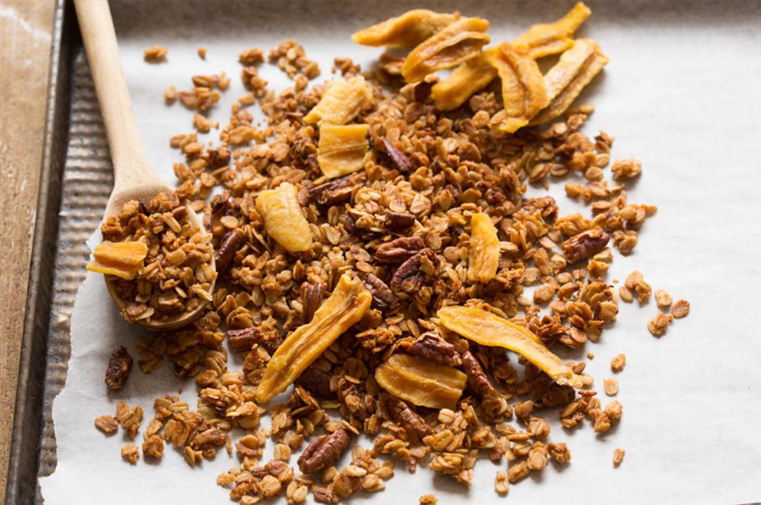 Banana & Pecan Muesli Recipe - Cecilia's Farm