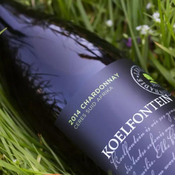 A bottle of Koelfontein Chardonnay A bottle of Koelfontein Chardonnay