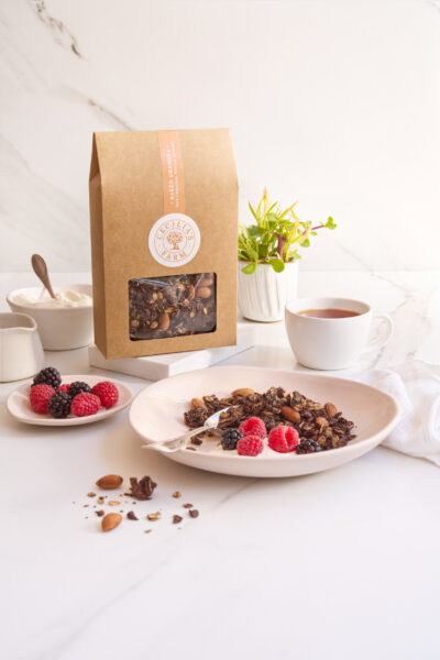Baked Granola – Dark Chocolate, Almond, Coconut