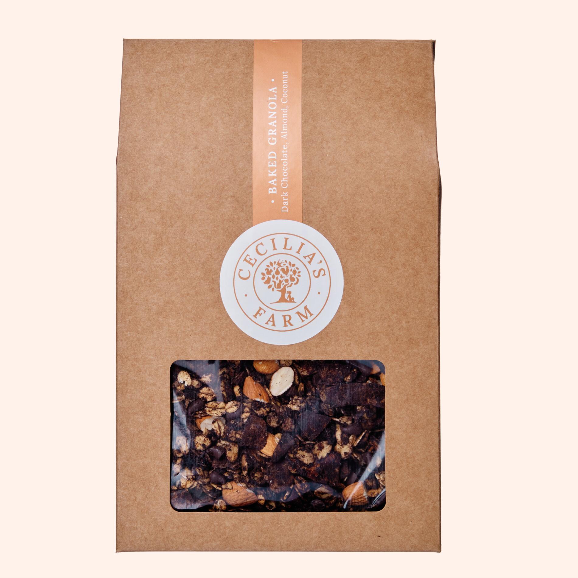 Baked Granola – Dark Chocolate, Almond, Coconut