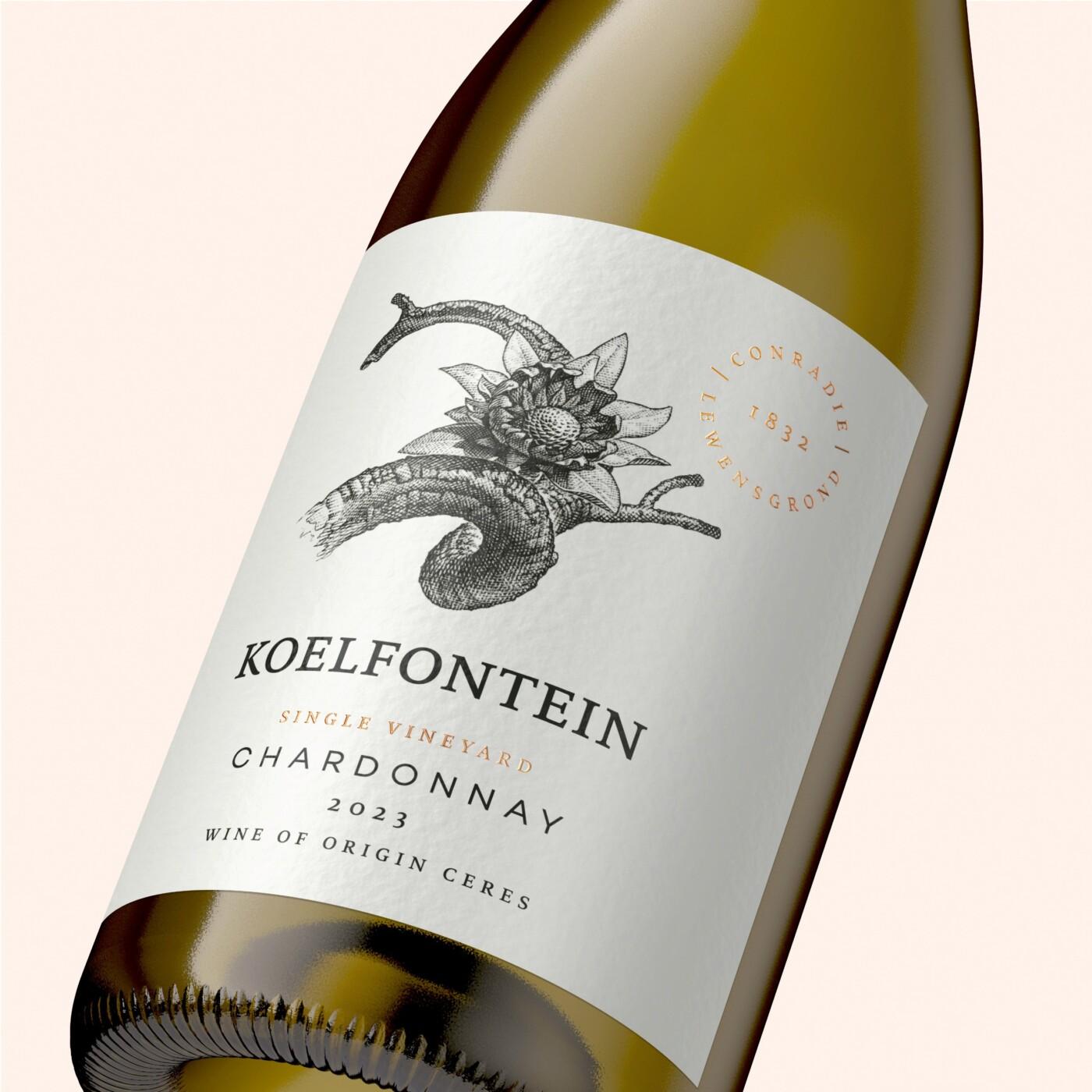 Koelfontein Chardonnay 2023_Label Close Up