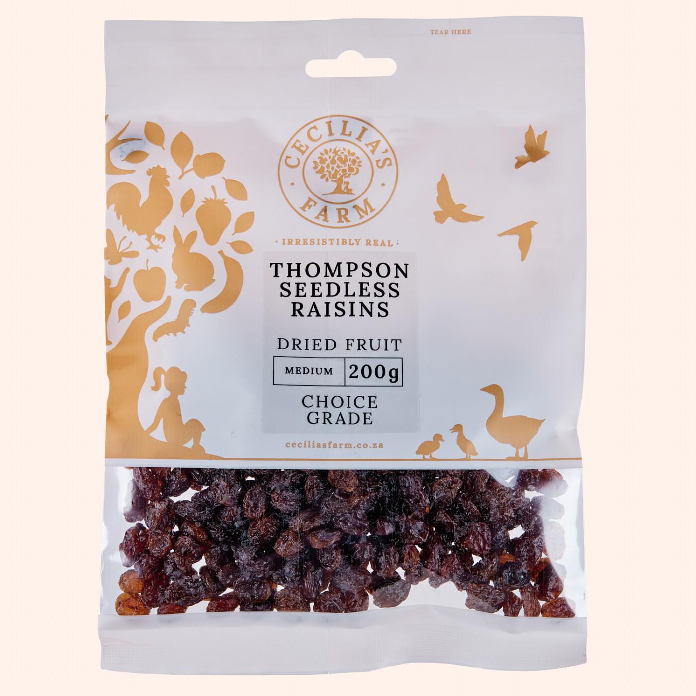 Cecilia's Farm Seedless Raisins 200g