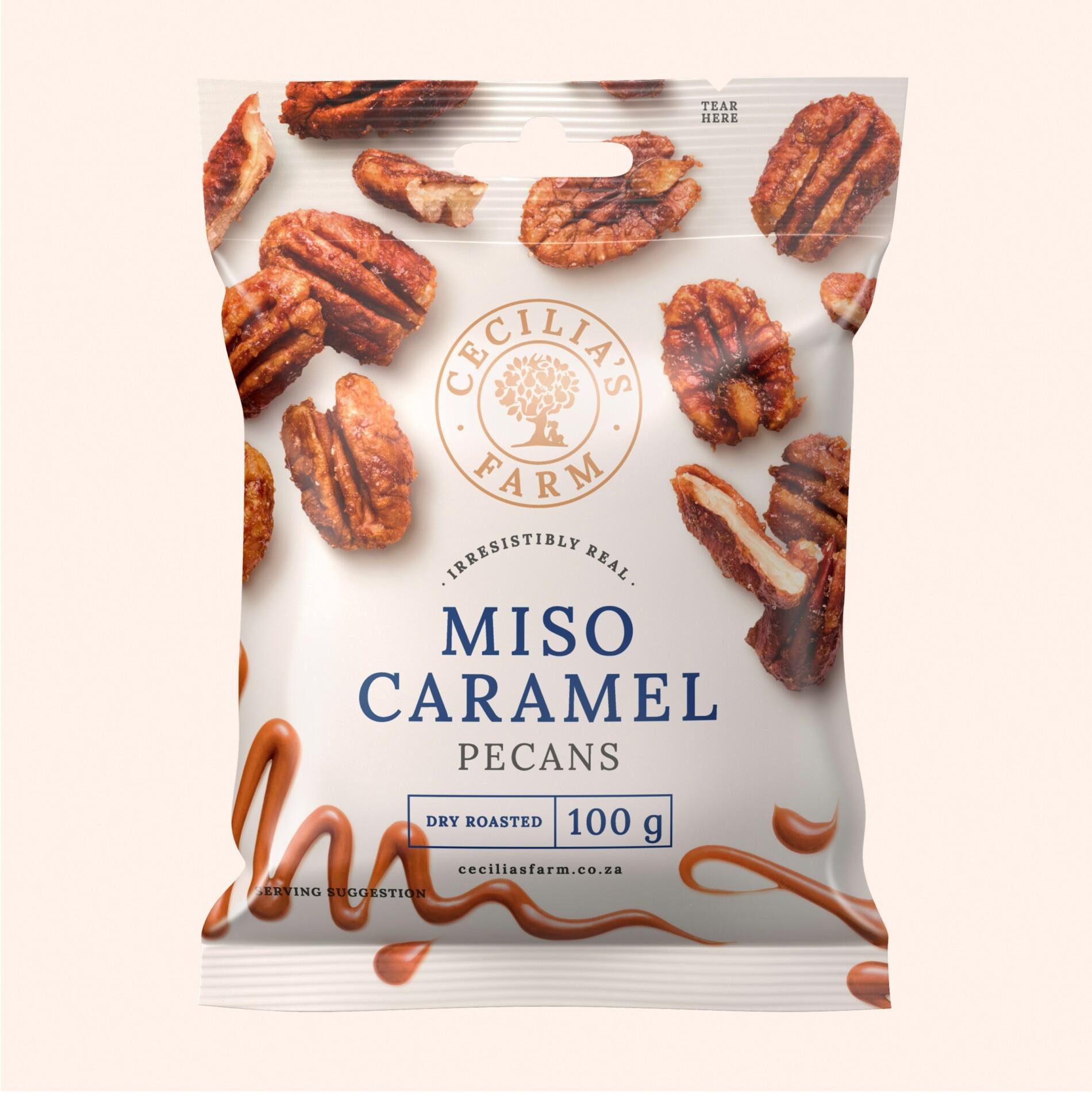 Miso Caramel Pecans